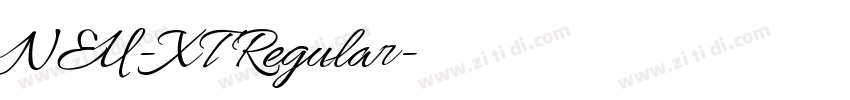 NEU-XT Regular字体转换